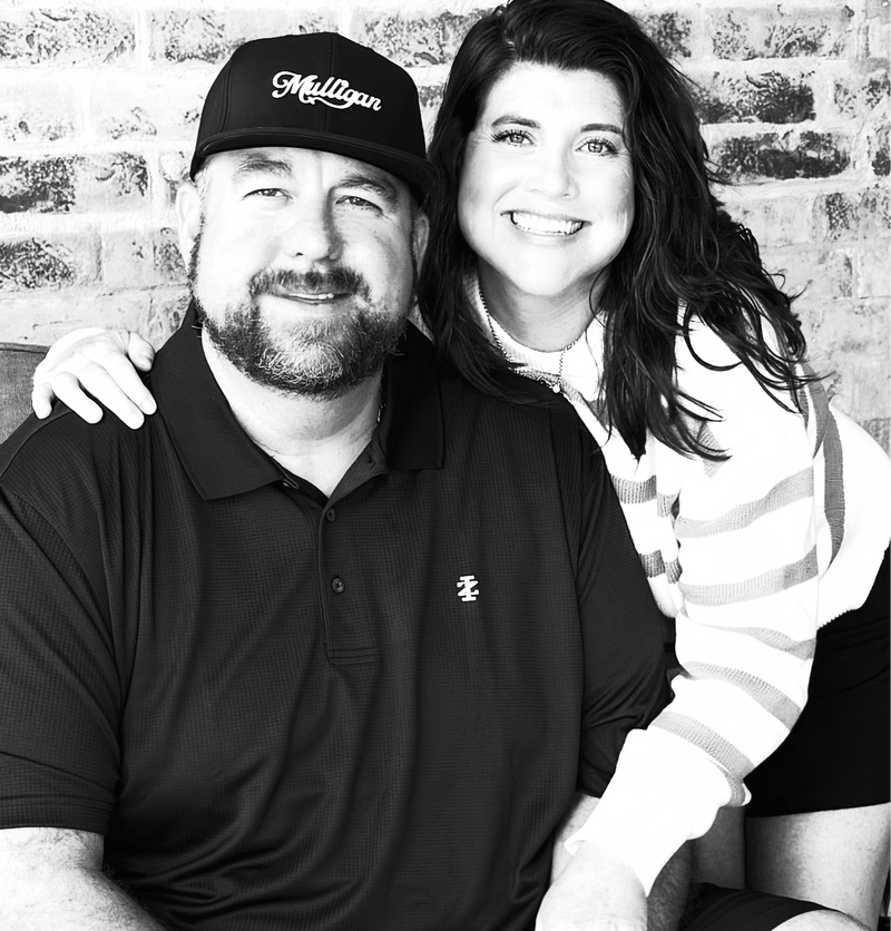 Kyle and Jill, founders of Too Damn Early Coffee Company